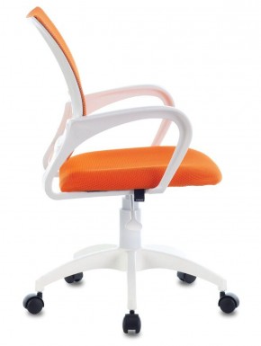 Кресло BRABIX "Fly MG-396W", пластик белый, сетка, оранжевое, 532401, MG-396W_532401 в Когалыме - kogalym.ok-mebel.com | фото 3