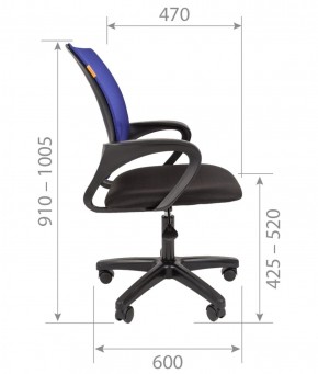 Кресло для оператора CHAIRMAN 696  LT (ткань стандарт 15-21/сетка TW-04) в Когалыме - kogalym.ok-mebel.com | фото 5