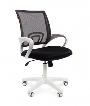Кресло для оператора CHAIRMAN 696 white (ткань TW-11/сетка TW-01) в Когалыме - kogalym.ok-mebel.com | фото