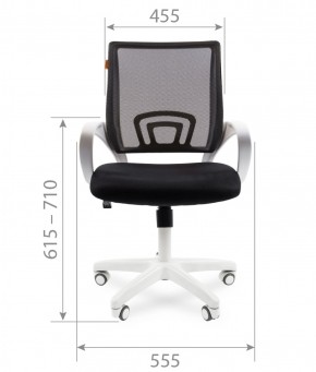 Кресло для оператора CHAIRMAN 696 white (ткань TW-11/сетка TW-01) в Когалыме - kogalym.ok-mebel.com | фото 4