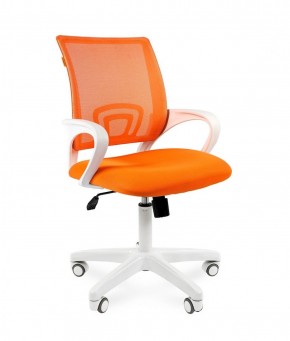 Кресло для оператора CHAIRMAN 696 white (ткань TW-16/сетка TW-66) в Когалыме - kogalym.ok-mebel.com | фото