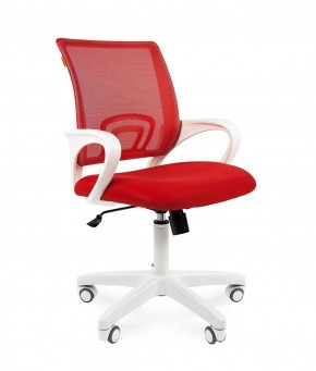 Кресло для оператора CHAIRMAN 696 white (ткань TW-19/сетка TW-69) в Когалыме - kogalym.ok-mebel.com | фото