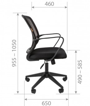 Кресло для оператора CHAIRMAN 698 (ткань/сетка TW - оранжевый) в Когалыме - kogalym.ok-mebel.com | фото 3
