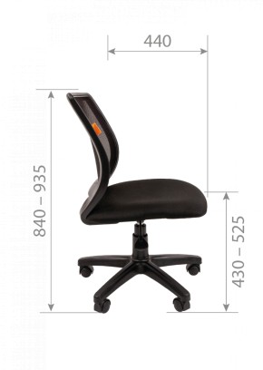 Кресло для оператора CHAIRMAN 699 Б/Л (ткань стандарт/сетка TW-01) в Когалыме - kogalym.ok-mebel.com | фото 7