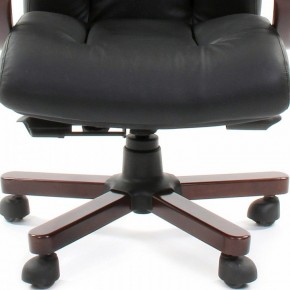 Кресло для руководителя Chairman 421 черный/орех темный, черный в Когалыме - kogalym.ok-mebel.com | фото 4