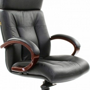 Кресло для руководителя Chairman 421 черный/орех темный, черный в Когалыме - kogalym.ok-mebel.com | фото 6
