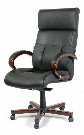 Кресло для руководителя Chairman 421 черный/орех темный, черный в Когалыме - kogalym.ok-mebel.com | фото 7
