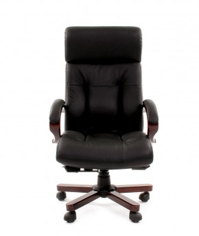 Кресло для руководителя CHAIRMAN  421 (Натуральная кожа) Черное в Когалыме - kogalym.ok-mebel.com | фото 2