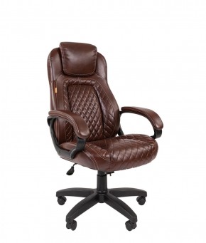 Кресло для руководителя  CHAIRMAN 432 (Экокожа коричневая) в Когалыме - kogalym.ok-mebel.com | фото