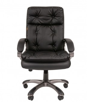 Кресло для руководителя  CHAIRMAN 442 (экокожа черная) в Когалыме - kogalym.ok-mebel.com | фото 1