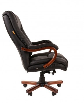 Кресло для руководителя CHAIRMAN  503 (Кожа) Черное в Когалыме - kogalym.ok-mebel.com | фото 3