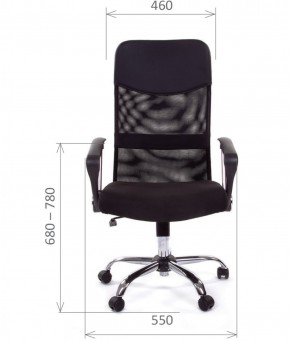 Кресло для руководителя CHAIRMAN 610 N (15-21 черный/сетка черный) в Когалыме - kogalym.ok-mebel.com | фото 4