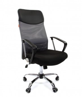 Кресло для руководителя CHAIRMAN 610 N(15-21 черный/сетка серый) в Когалыме - kogalym.ok-mebel.com | фото 1