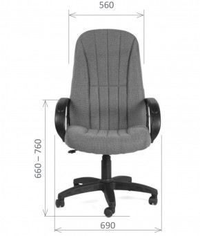 Кресло для руководителя  CHAIRMAN 685 СТ (ткань стандарт 10-356 черная) в Когалыме - kogalym.ok-mebel.com | фото 5