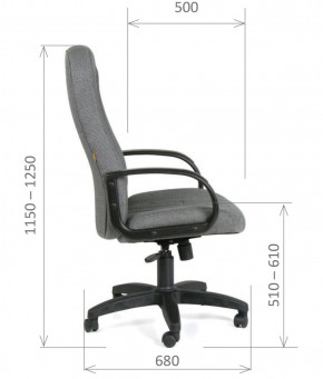 Кресло для руководителя  CHAIRMAN 685 СТ (ткань стандарт 10-356 черная) в Когалыме - kogalym.ok-mebel.com | фото 6