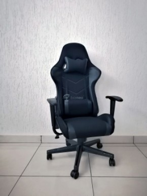Кресло геймерское Barneo K-50 (черная сетка черные вставки) в Когалыме - kogalym.ok-mebel.com | фото