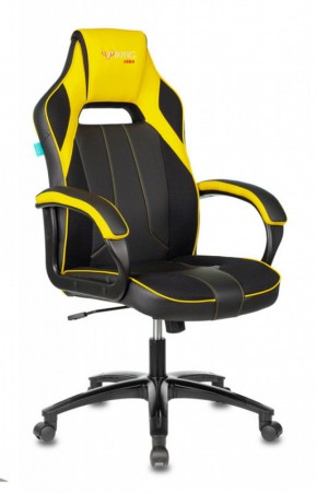 Кресло игровое Бюрократ VIKING 2 AERO YELLOW черный/желтый в Когалыме - kogalym.ok-mebel.com | фото