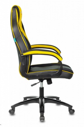 Кресло игровое Бюрократ VIKING 2 AERO YELLOW черный/желтый в Когалыме - kogalym.ok-mebel.com | фото 3