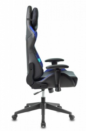 Кресло игровое Бюрократ VIKING 5 AERO BLUE черный/синий в Когалыме - kogalym.ok-mebel.com | фото 5