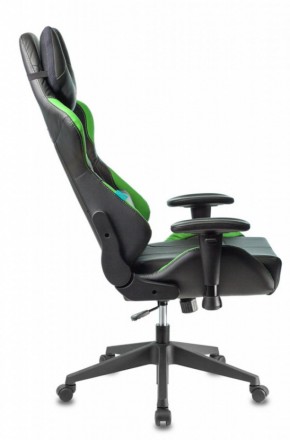 Кресло игровое Бюрократ VIKING 5 AERO LGREEN черный/салатовый в Когалыме - kogalym.ok-mebel.com | фото 3