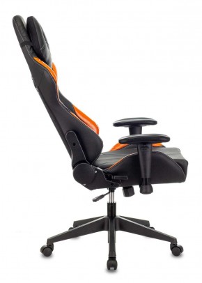 Кресло игровое Бюрократ VIKING 5 AERO ORANGE черный/оранжевый в Когалыме - kogalym.ok-mebel.com | фото 2