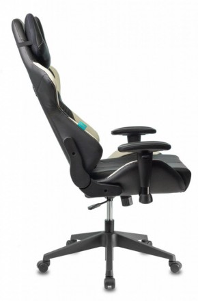 Кресло игровое Бюрократ VIKING 5 AERO WHITE черный/белый в Когалыме - kogalym.ok-mebel.com | фото 2