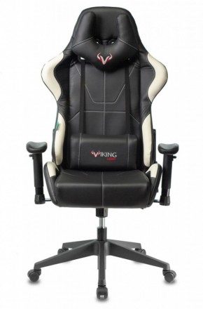 Кресло игровое Бюрократ VIKING 5 AERO WHITE черный/белый в Когалыме - kogalym.ok-mebel.com | фото 3