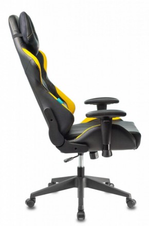 Кресло игровое Бюрократ VIKING 5 AERO YELLOW черный/желтый в Когалыме - kogalym.ok-mebel.com | фото 2