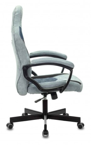 Кресло игровое Бюрократ VIKING 6 KNIGHT BL FABRIC синий в Когалыме - kogalym.ok-mebel.com | фото 3