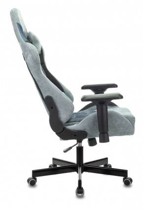 Кресло игровое Бюрократ VIKING 7 KNIGHT BL FABRIC синий в Когалыме - kogalym.ok-mebel.com | фото 2