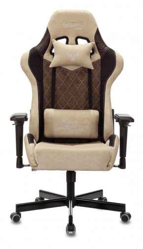 Кресло игровое Бюрократ VIKING 7 KNIGHT BR FABRIC коричневый/бежевый в Когалыме - kogalym.ok-mebel.com | фото 3