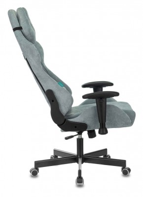 Кресло игровое Бюрократ VIKING KNIGHT LT28 FABRIC серо-голубой в Когалыме - kogalym.ok-mebel.com | фото 2