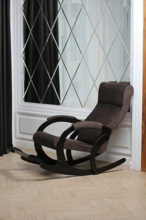 Кресло-качалка МАРСЕЛЬ 33-Т-AC (кофе) в Когалыме - kogalym.ok-mebel.com | фото 3