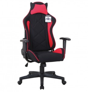 Кресло компьютерное BRABIX GT Racer GM-101 + подушка (ткань) черное/красное (531820) в Когалыме - kogalym.ok-mebel.com | фото