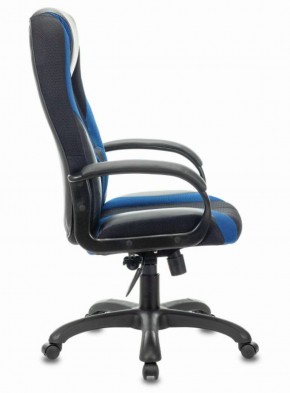 Кресло компьютерное BRABIX PREMIUM "Rapid GM-102" (экокожа/ткань, черное/синее) 532106 в Когалыме - kogalym.ok-mebel.com | фото 3