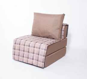 Кресло-кровать бескаркасное Харви (коричневый-квадро беж) в Когалыме - kogalym.ok-mebel.com | фото