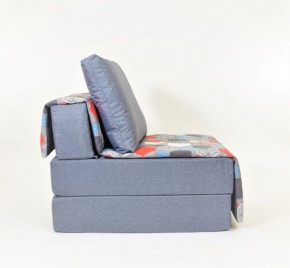 Кресло-кровать бескаркасное Харви (серый-геометрия слейт) в Когалыме - kogalym.ok-mebel.com | фото 2