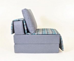 Кресло-кровать бескаркасное Харви (серый-квадро азур) в Когалыме - kogalym.ok-mebel.com | фото 2