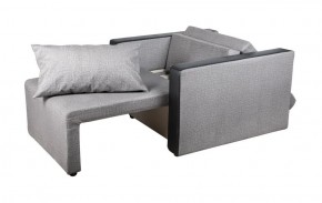 Кресло-кровать Милена с подлокотниками (серый) Велюр в Когалыме - kogalym.ok-mebel.com | фото 2