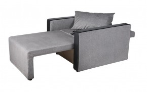 Кресло-кровать Милена с подлокотниками (серый) Велюр в Когалыме - kogalym.ok-mebel.com | фото 3