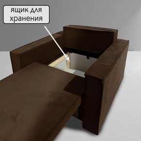 Кресло-кровать Принц КК1-ВК (велюр коричневый) в Когалыме - kogalym.ok-mebel.com | фото 6