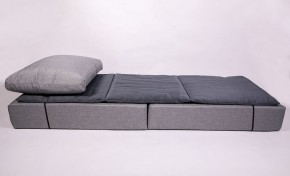 Кресло-кровать-пуф бескаркасное Прайм (мехико серый-графит) в Когалыме - kogalym.ok-mebel.com | фото 3