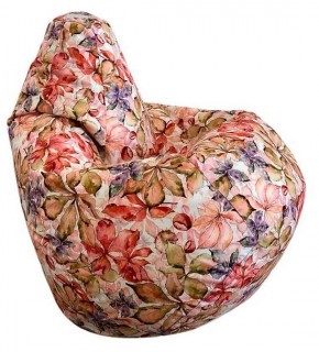 Кресло-мешок Цветы L в Когалыме - kogalym.ok-mebel.com | фото 1