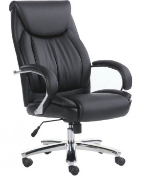 Кресло офисное BRABIX PREMIUM "Advance EX-575" (хром, экокожа, черное) 531825 в Когалыме - kogalym.ok-mebel.com | фото 1
