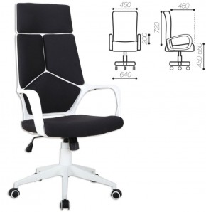 Кресло офисное BRABIX PREMIUM "Prime EX-515" (пластик белый, ткань, черное) 531812 в Когалыме - kogalym.ok-mebel.com | фото 2