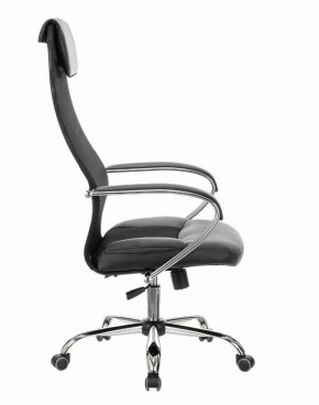Кресло офисное BRABIX PREMIUM "Stalker EX-608 CH" (хром, ткань-сетка/кожзам, черное) 532091 в Когалыме - kogalym.ok-mebel.com | фото 2