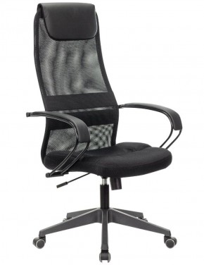 Кресло офисное BRABIX PREMIUM "Stalker EX-608 PL" (ткань-сетка/кожзам, черное) 532090 в Когалыме - kogalym.ok-mebel.com | фото