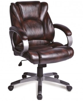 Кресло офисное BRABIX "Eldorado EX-504" (коричневое) 530875 в Когалыме - kogalym.ok-mebel.com | фото