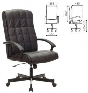 Кресло офисное BRABIX "Quadro EX-524" (черное) 532104 в Когалыме - kogalym.ok-mebel.com | фото 2