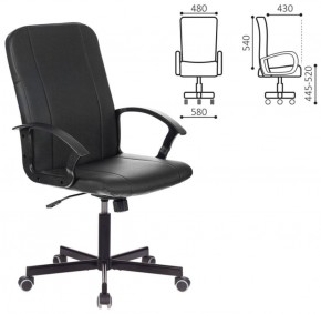 Кресло офисное BRABIX "Simple EX-521" (экокожа, черное) 532103 в Когалыме - kogalym.ok-mebel.com | фото 2